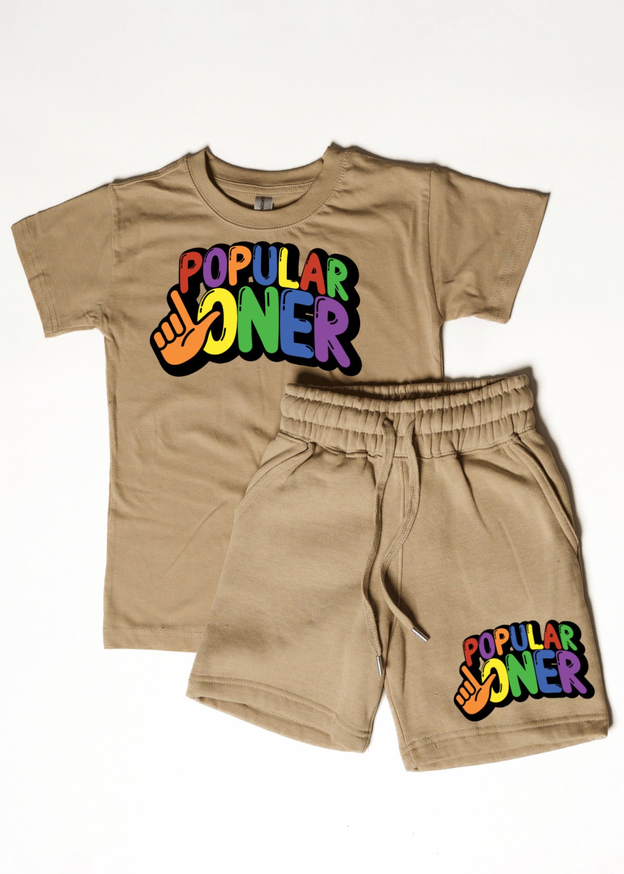 POPULAR LONER KIDS SHORT SETS