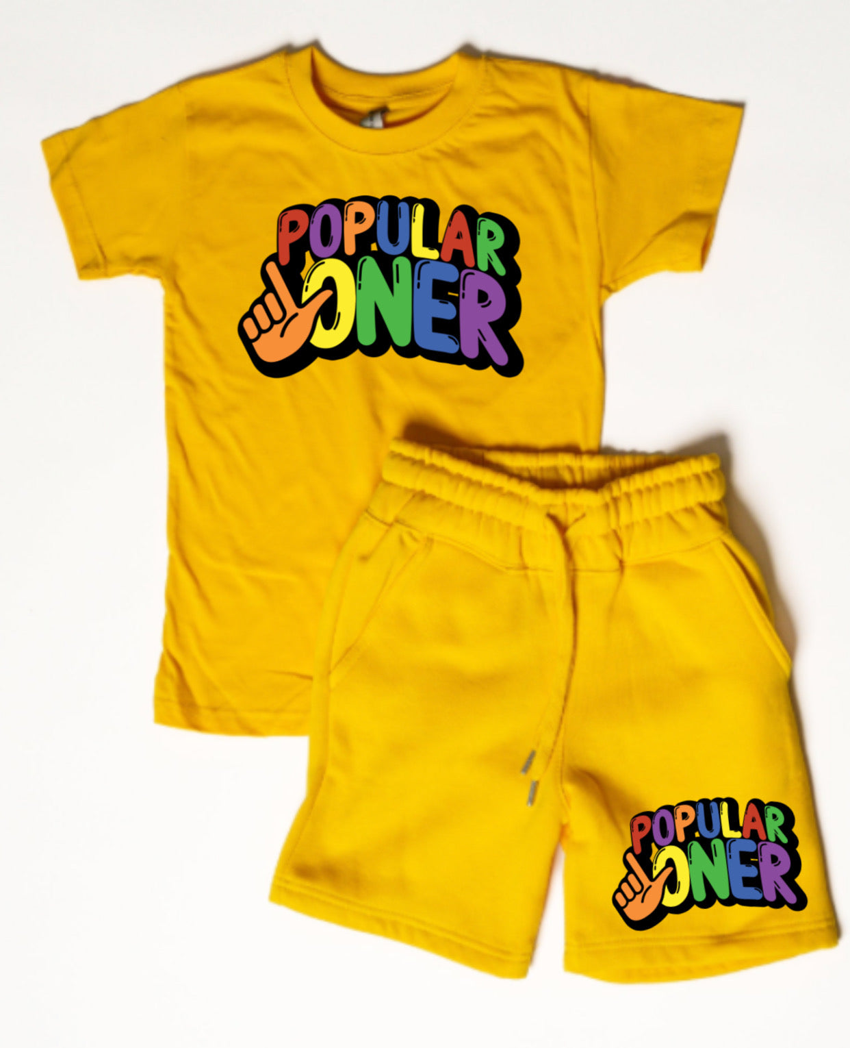 POPULAR LONER KIDS SHORT SETS