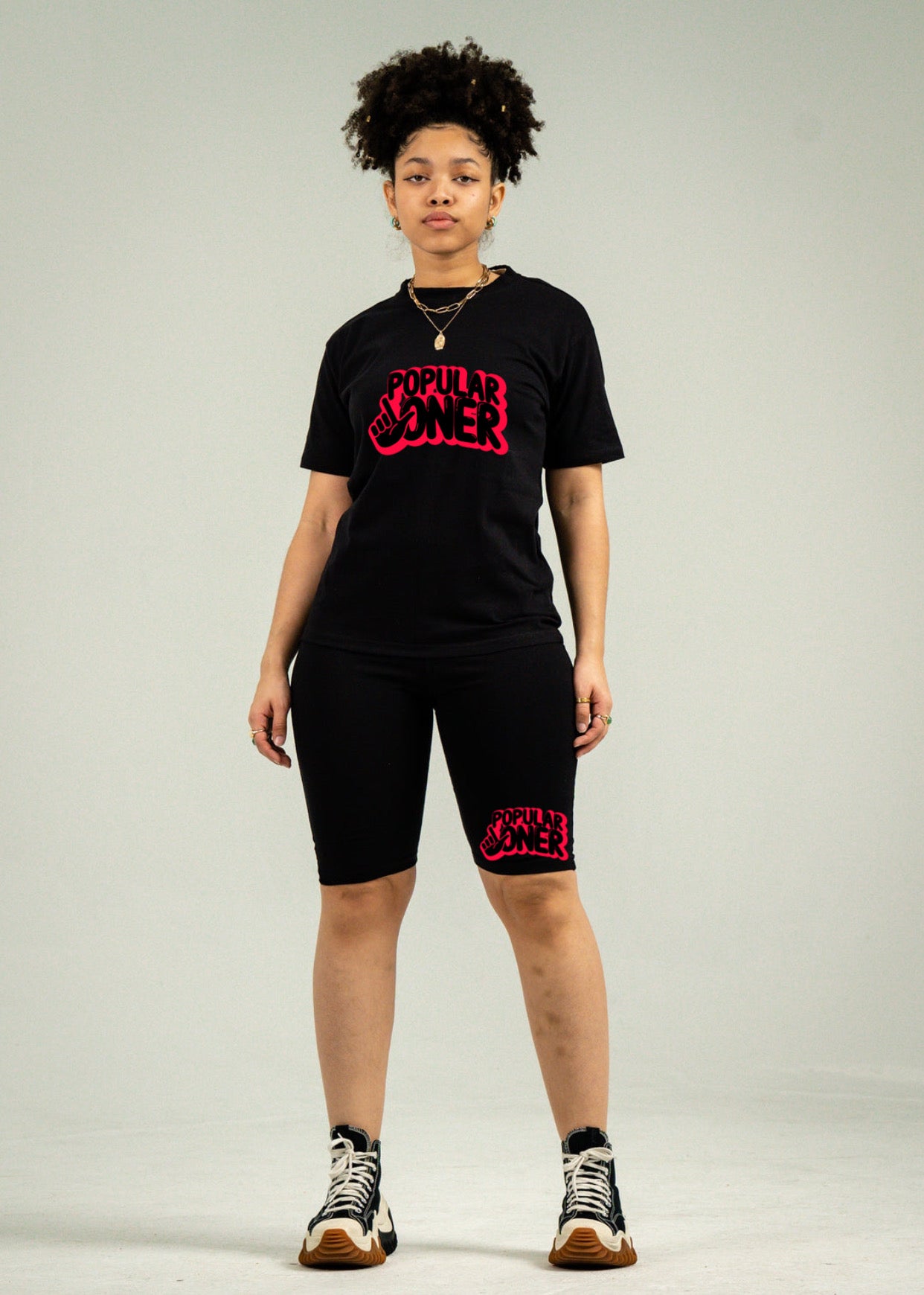 POPULAR LONER BIKER SHORT SETS