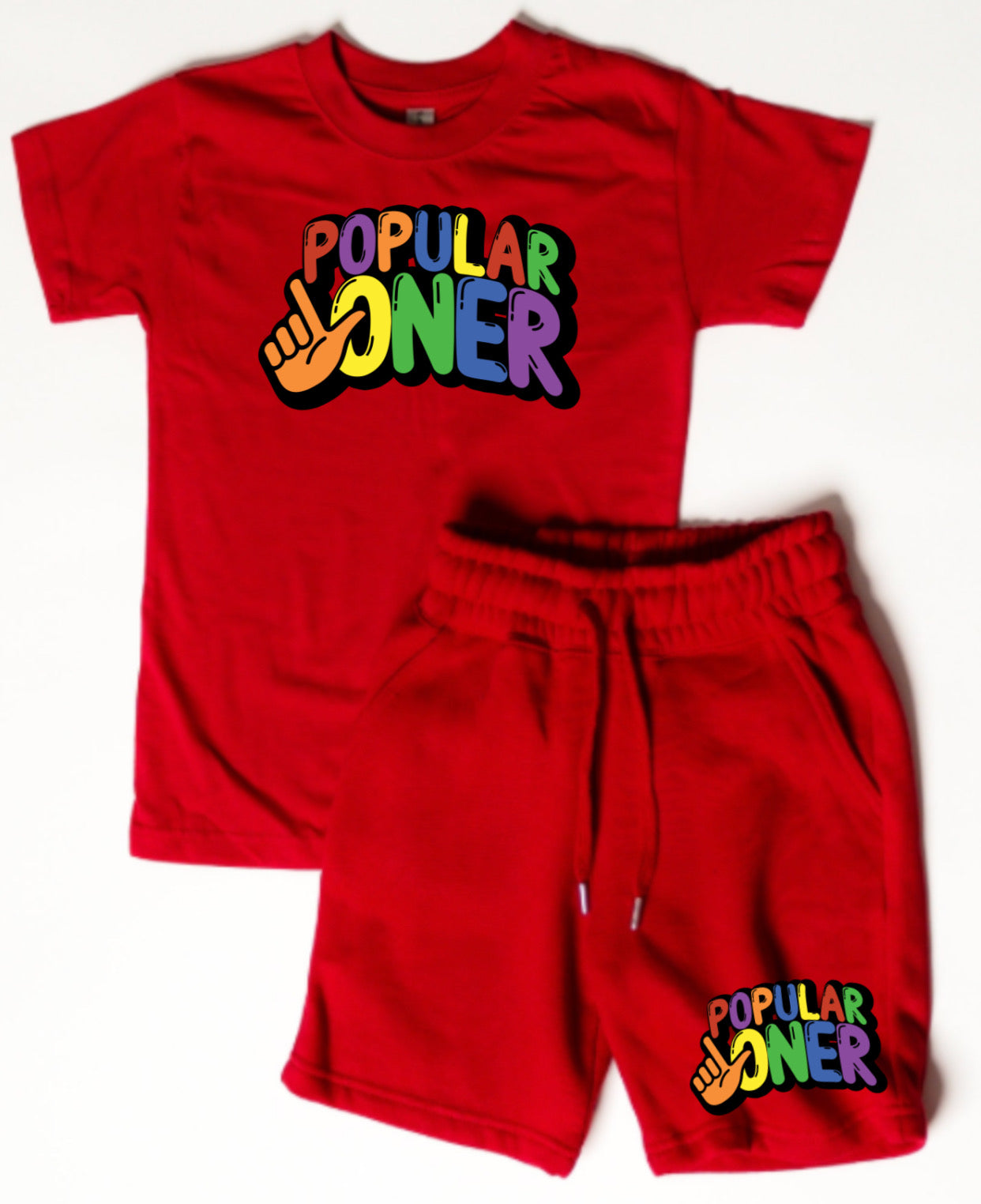 POPULAR LONER KIDS SHORT SETS