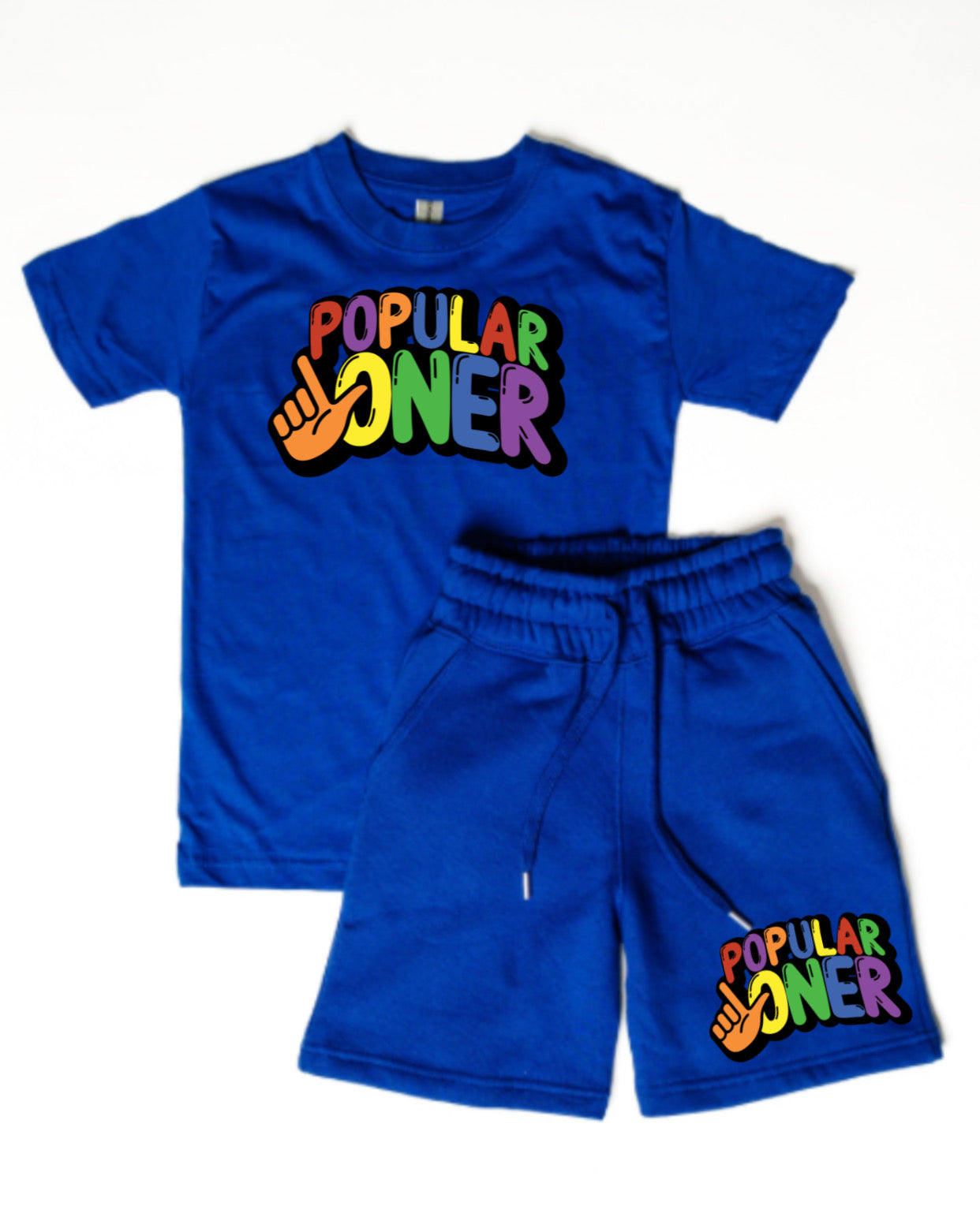 POPULAR LONER KIDS SHORT SETS