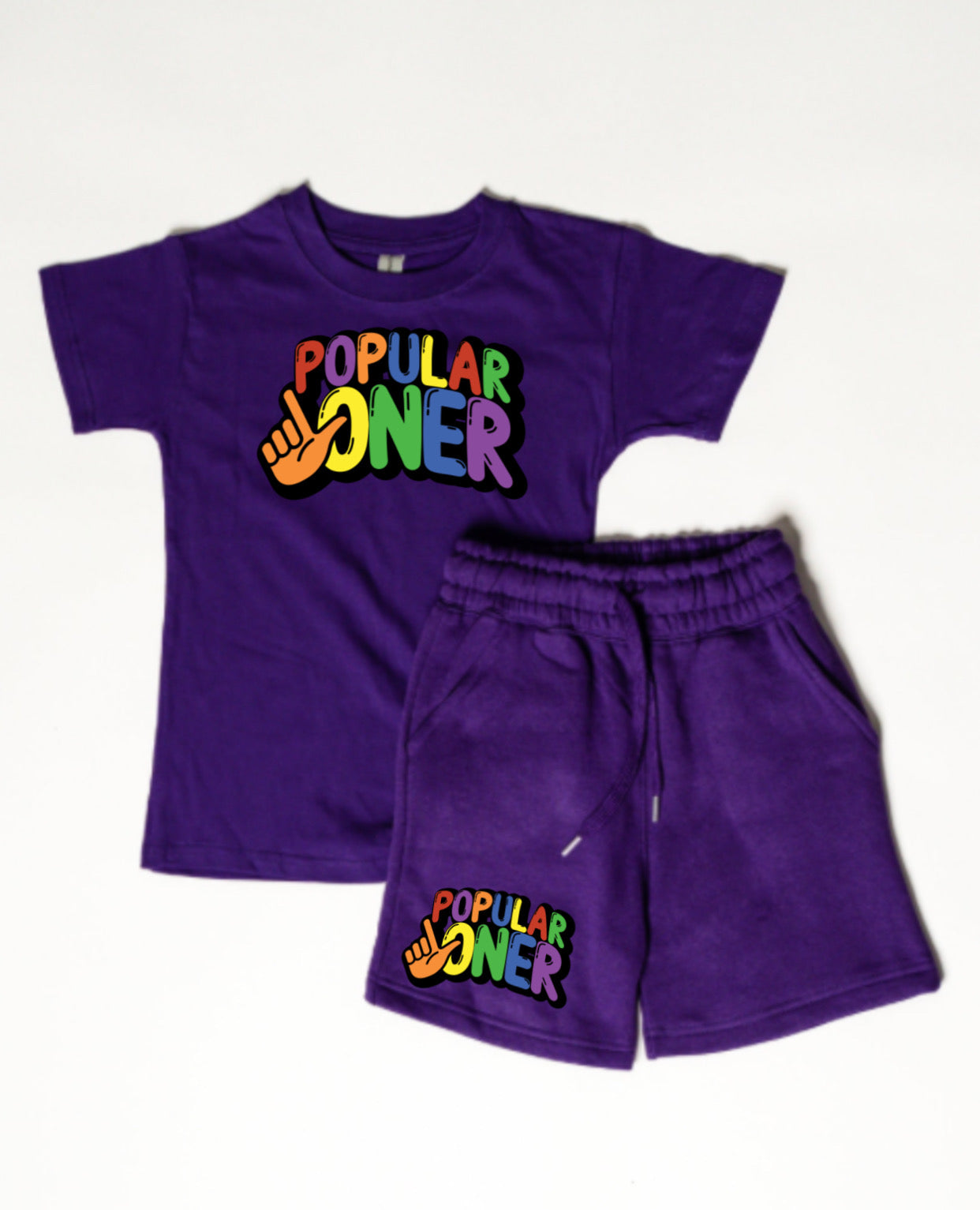 POPULAR LONER KIDS SHORT SETS