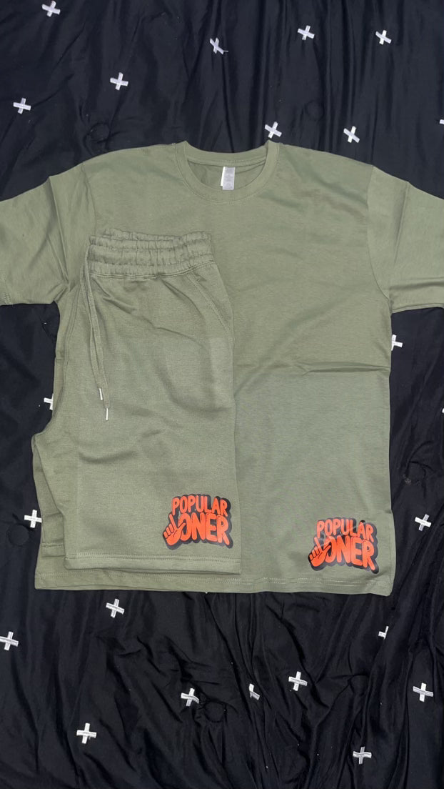 POPULAR LONER MENS SHORTSETS