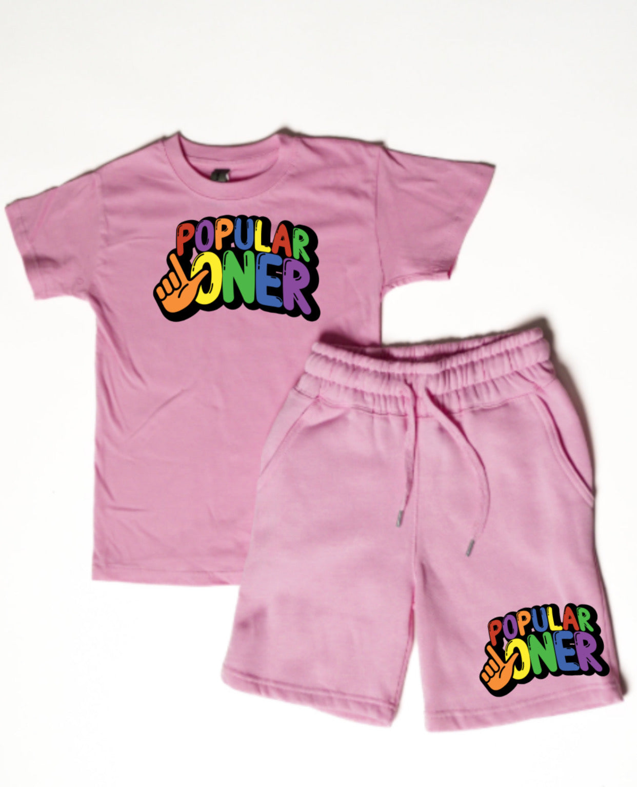 POPULAR LONER KIDS SHORT SETS